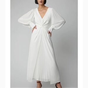 Self portrait White Long Sleeve Dress